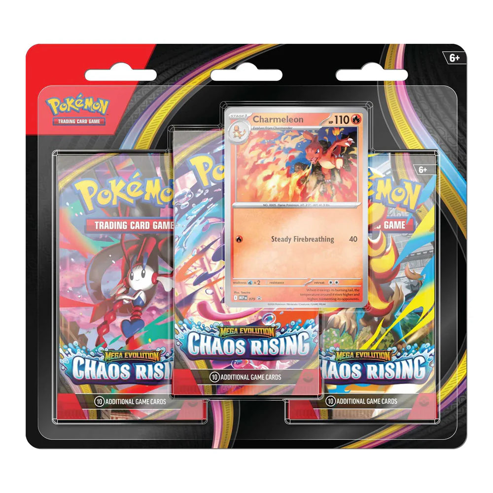 Chaos Rising 3 pack Blister - Charmander
